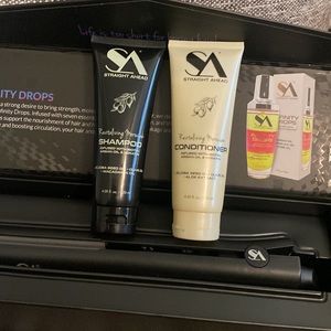 Straight Ahead Bionic Pro Gold Collection Straightener + Shampoo & Conditioner